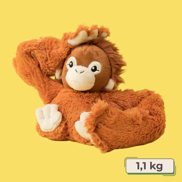 Orangutangen Ollie Hugaround – tyngdeven på 1,1 kg til ro, tryghed og sanselig regulering

