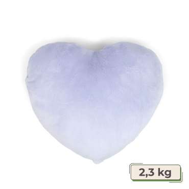 Hjertekram pude med lavendel 2,3 kg – beroligende tyngdepude

