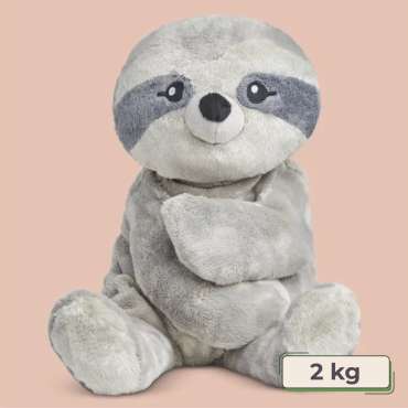 Hugimals Dovendyret Sam 2 kg set forfra – tyngdebamse der giver ro, tryghed og sanselig regulering

