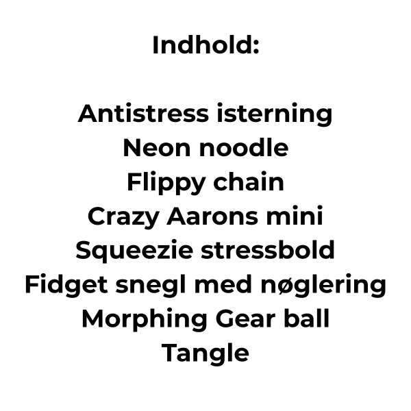 Fidgetsæt, messepakke