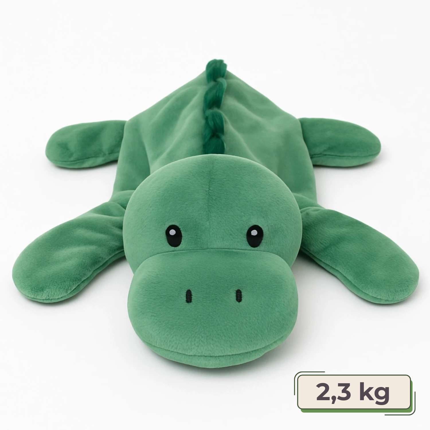 Dinosaur bamsepude med tyngde