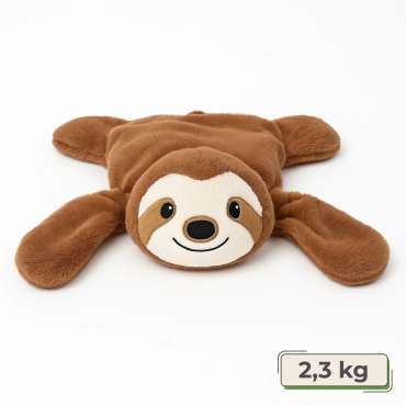 Dovendyr bamsepude med tyngde – beroligende bamse til børn for ro og tryghed.

