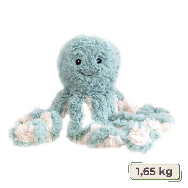 Blæksprutten Ollie med vægt