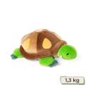 Skildpadde sansebamse med tyngde – blød tyngdebamse på 1,3 kg til ro og tryghed

