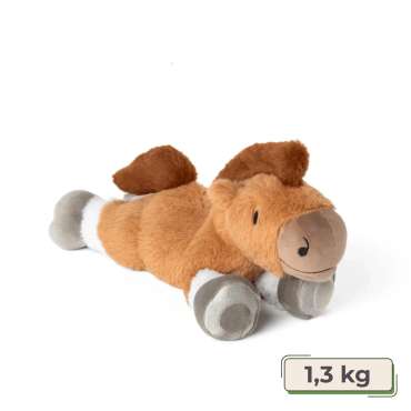 Hest sansebamse med tyngde – blød tyngdebamse på 1,3 kg til ro og tryghed

