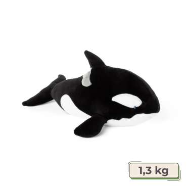 Spækhugger sansebamse med tyngde – blød tyngdebamse på 1,3 kg til ro og tryghed

