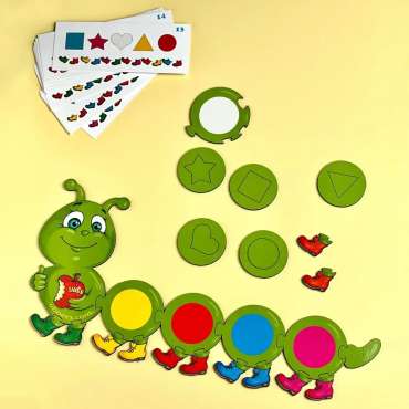 Farver og former larve