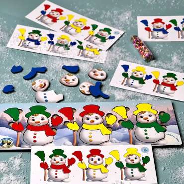 "Klæd snemanden på" puslespil