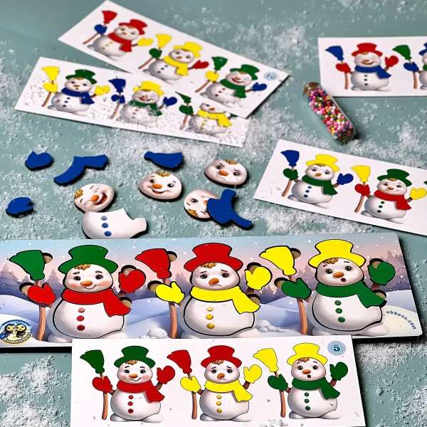 "Klæd snemanden på" puslespil