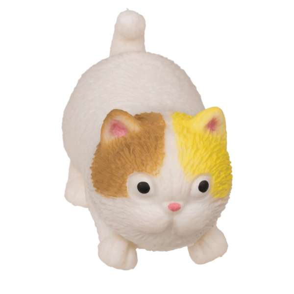 Detalje af Stretchy Kat – blød og fleksibel kattefigur til leg og sanseoplevelse.

