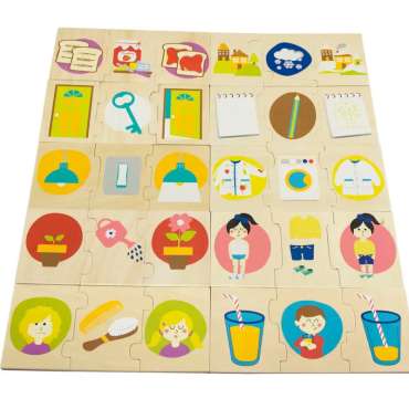 Andreu Toys tidsrækkefølge puslespil – lær at forstå før og efter med børnevenligt design.