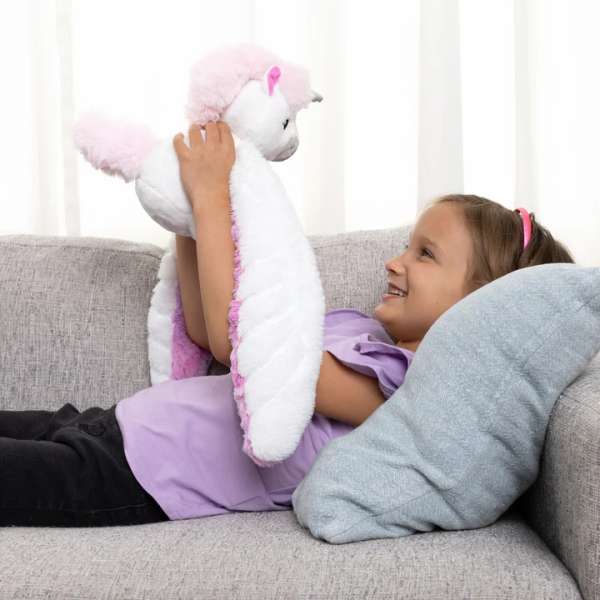  Echo Hugaround båret på tværs med alle farvede detaljer fremhævet.