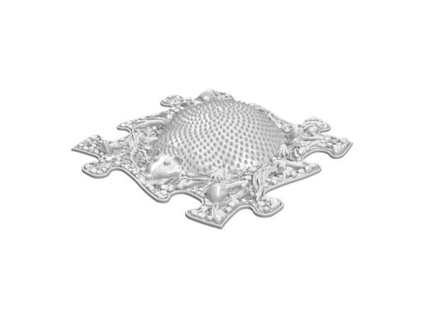 Muffik sanseplade bobler set fra siden – tydelig struktur

