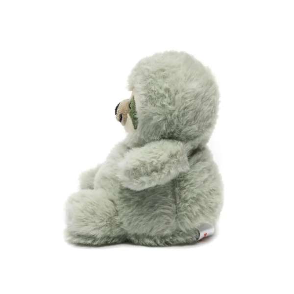 Dovendyr Bitty Buds tyngdebamse grøn set fra siden – sansestimulerende bamse til ro og fokus


