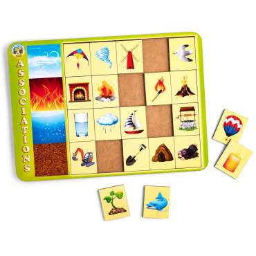 Træsorteringsspil – De fire elementer