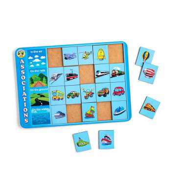 Træsorteringsspil – Transport og bevægelse