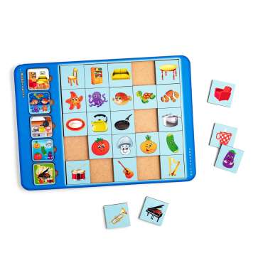 Træsorteringsspil – Associationer "Hvad passer hvor"