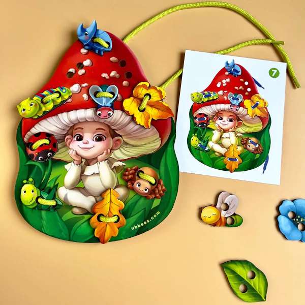 Snørespil i træ – Skovens svamp