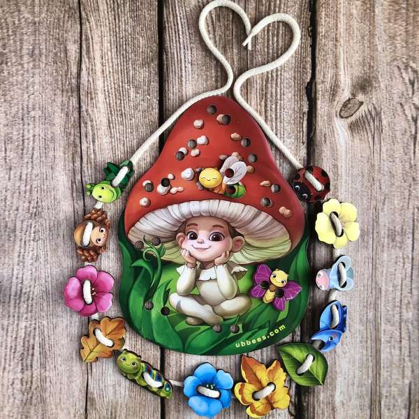 Snørespil i træ – Skovens svamp