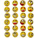 24 emoji squeeze bolde – sæt med forskellige ansigtsudtryk
