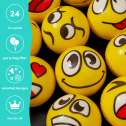 Emoji squeeze bolde close-up – mange forskellige emojis

