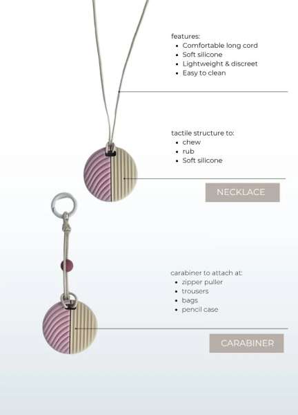 CalmCircle 2-i-1 fidget og bideredskab