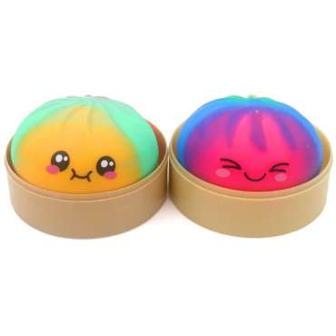 Tie-dye squishy dumpling kawaii