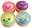 Lille squishy dumpling med glimmer i pastelfarver og søde kawaii ansigter – blød slow rise squishy til sansestimulering, stressreduktion, koncentration og uro i hænderne.

