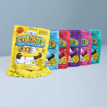  Mad Mattr Quantum Pack – sansesand i flere farver til kreativ leg og fordybelse