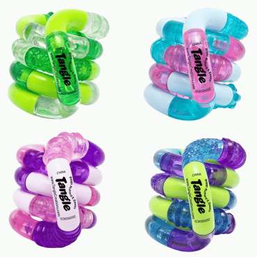 Tangle Jr. Textured – fidget legetøj i flere farverige varianter