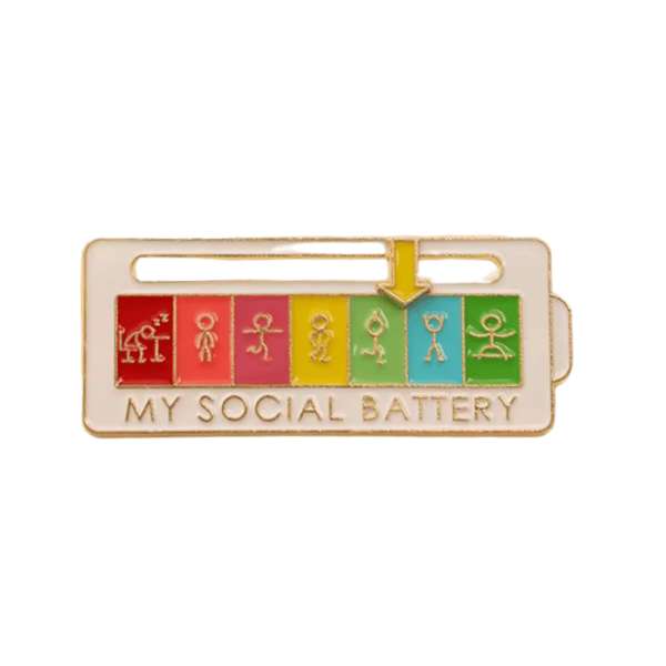My Social Battery Pin – aktivitetsskala