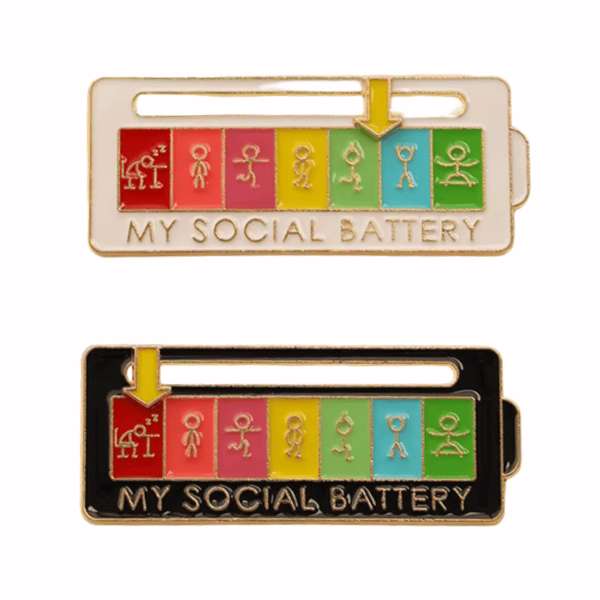 My Social Battery Pin – aktivitetsskala