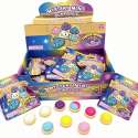 Mini Sticky Squishy Dumplings mystery bags med 4 squishies i hver pose – små kawaii squishies til sansestimulering, stressreduktion, koncentration og uro i hænderne.

