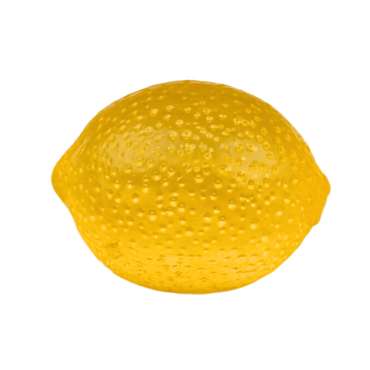 Squishy citron fra Squishy madpakken – blød squishy fidget med realistisk citrondesign til taktil stimulering, afslapning og sanselig leg.