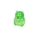 Grøn squishy glitter kapivar med glitrende fyld – blød og eftergivende klemmefidget til sansestimulering, koncentration og rolige hænder.

