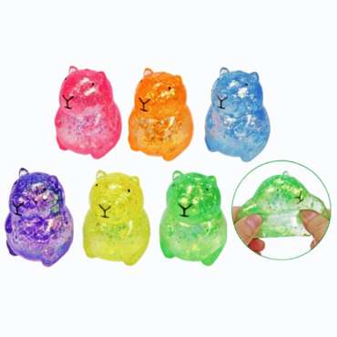 Squishy glitter kapivar