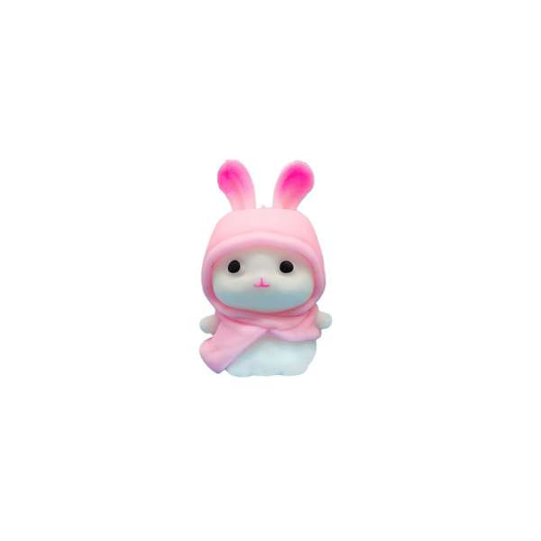 Squishy kawaii kanin med hoodie