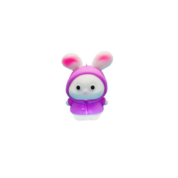 Squishy kawaii kanin med hoodie