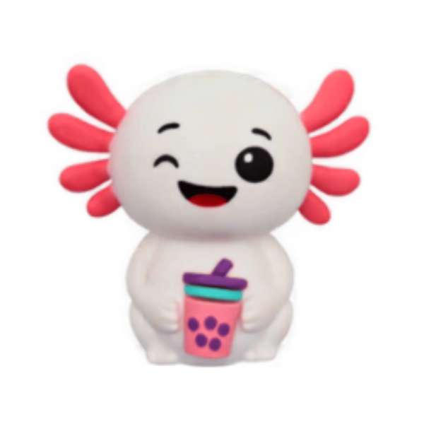 Sugar squishy kawaii axolotl