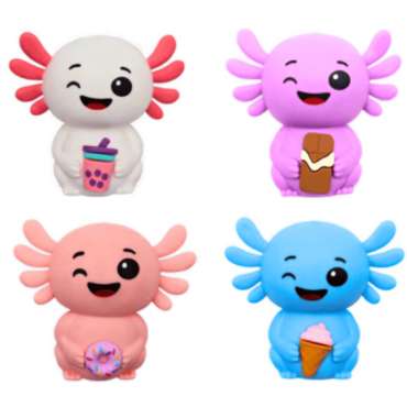 Sugar squishy kawaii axolotl