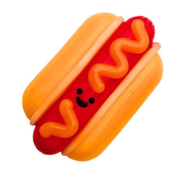 Sticky squishy hotdog