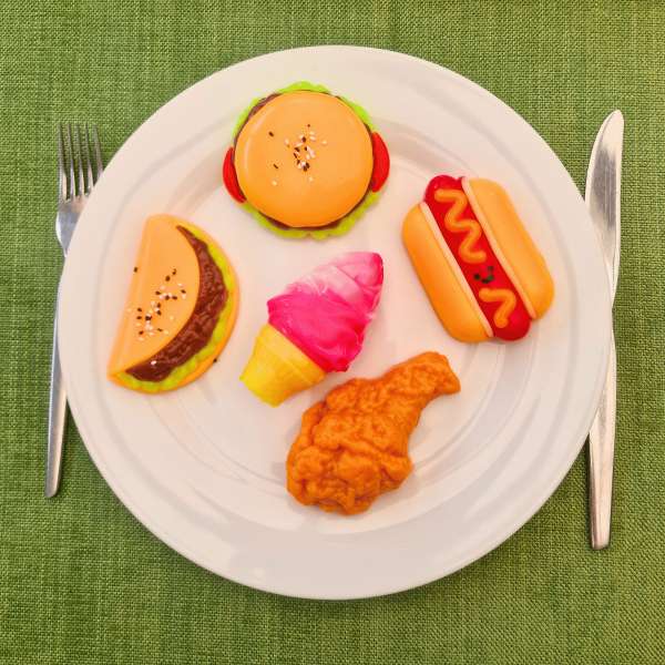 Happy squishy menu – 5 jelly squishies