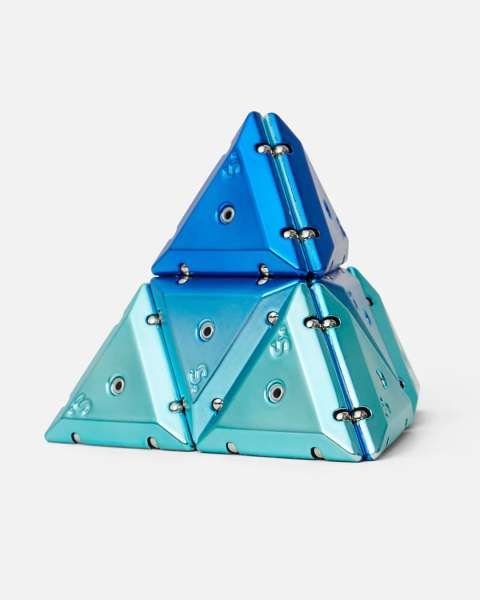 Chrome Geode Pyramid
