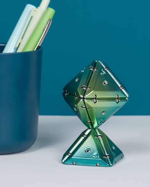Chrome Geode Pyramid