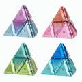 Chrome Geode Pyramid