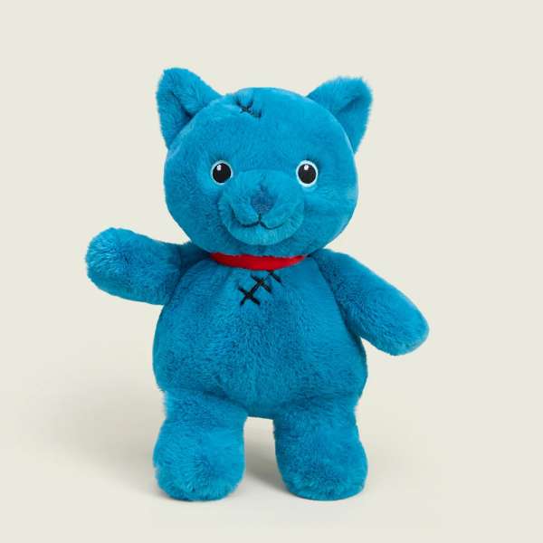 Sansebamse Warmies® Scary Cute Blå Kat