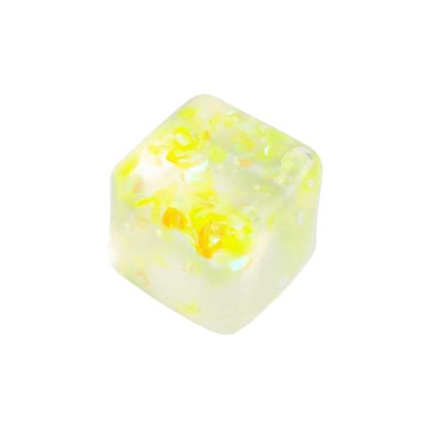 Squishy Glitter Cube