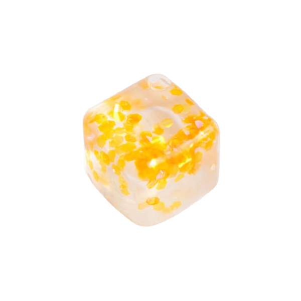 Squishy Glitter Cube