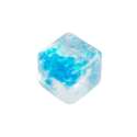 Squishy Glitter Cube