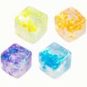 Squishy Glitter Cube